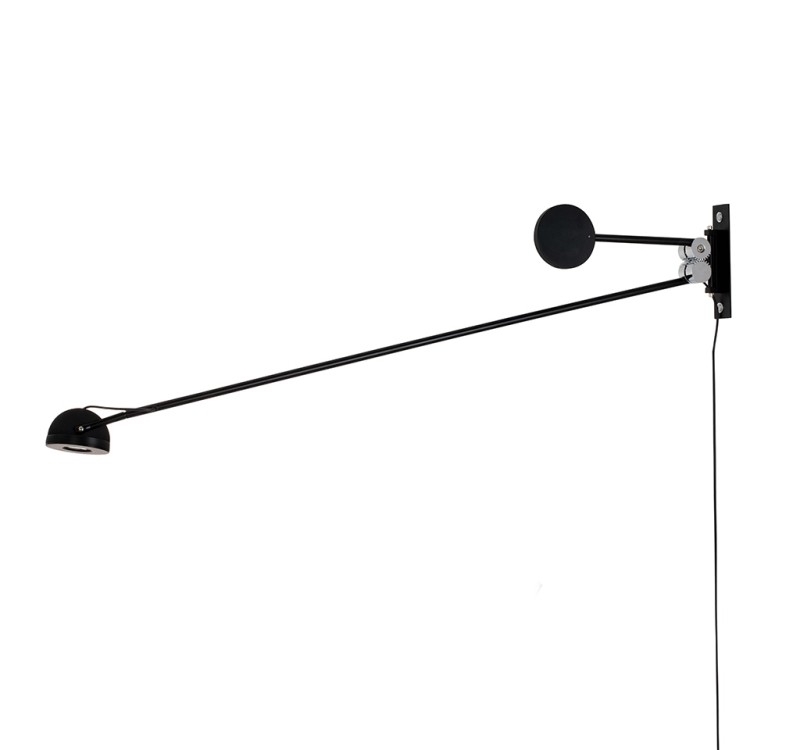 MOOSEE lampa ścienna GEAR czarna