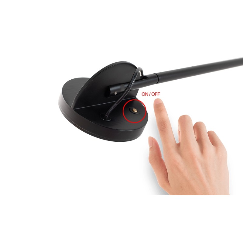 MOOSEE lampa ścienna GEAR czarna