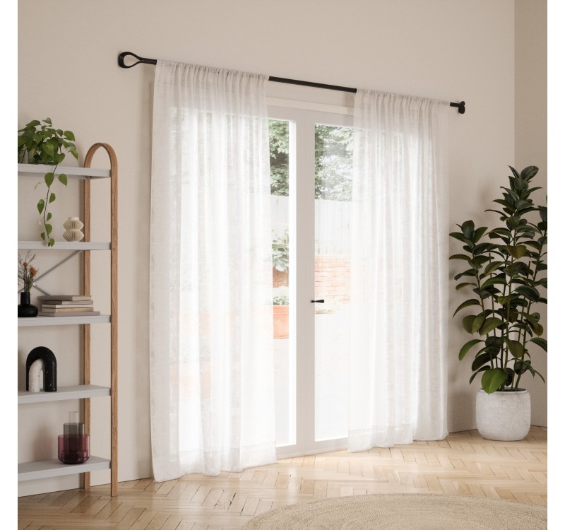 UMBRA karnisz LOOP 1 107 - 305 cm czarny