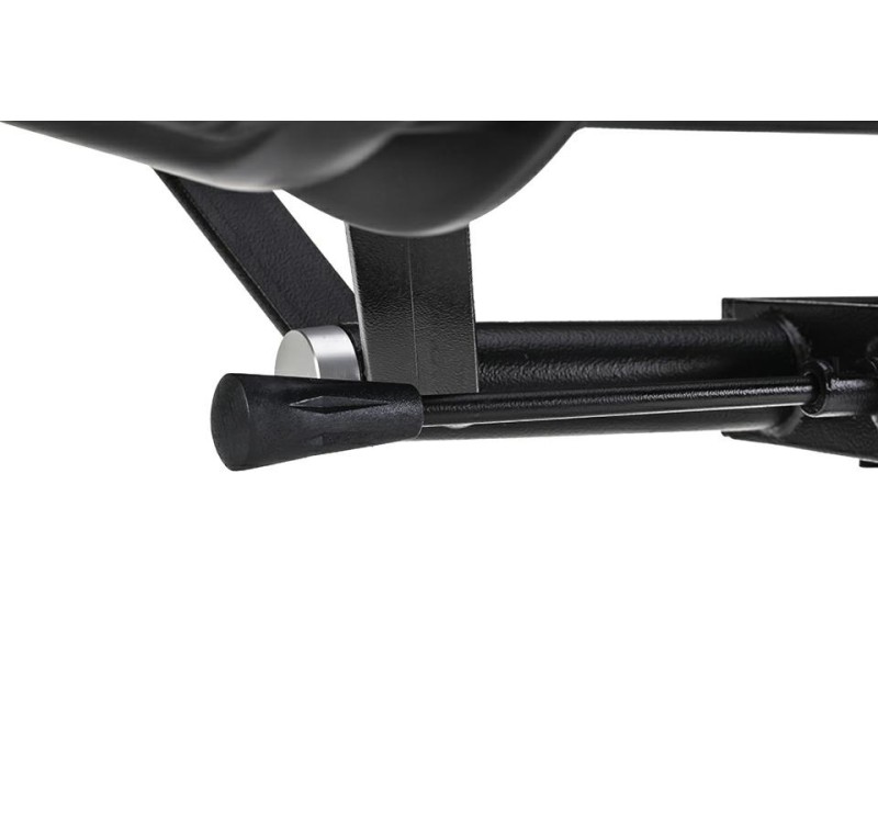 Fotel biurowy BODY PRESTIGE PLUS czarny  - skóra naturalna, aluminium