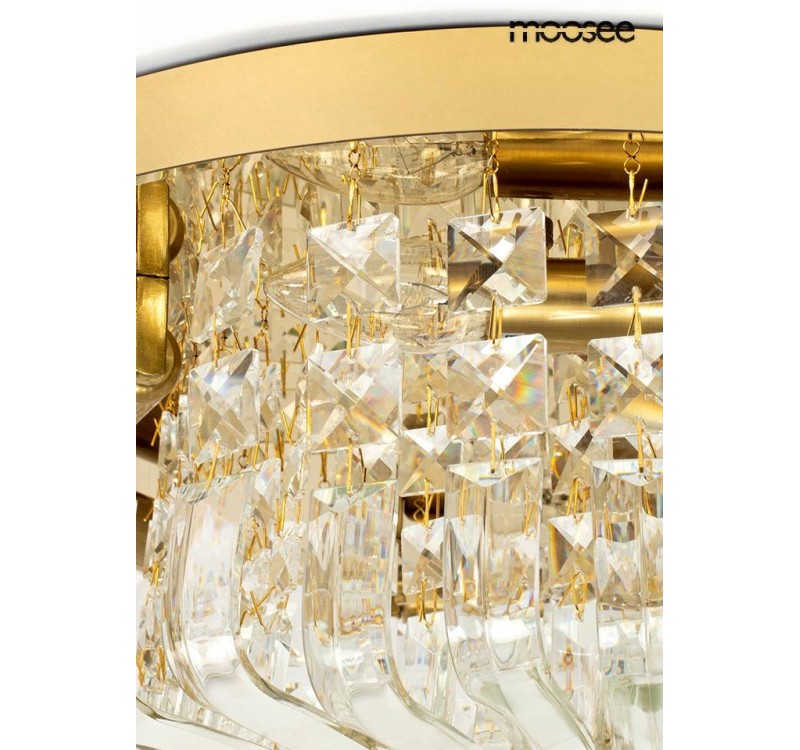 MOOSEE lampa sufitowa / plafon BALUNA 80  złota