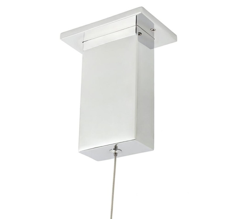 Lampa wisząca RING 100 srebrna - LED, stal polerowana