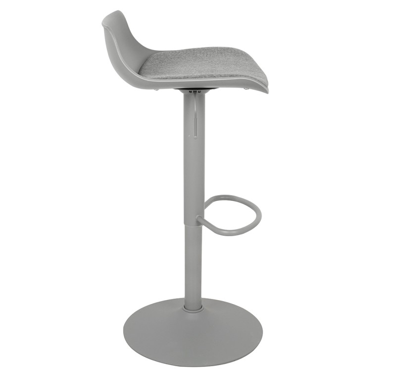 Krzesło barowe SNAP BAR TAP regulowane szare