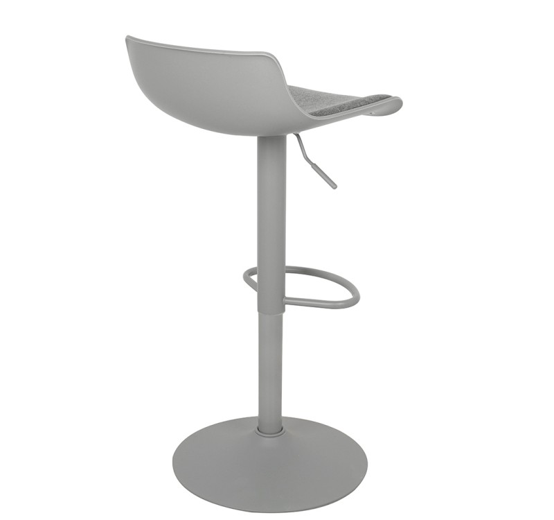 Krzesło barowe SNAP BAR TAP regulowane szare