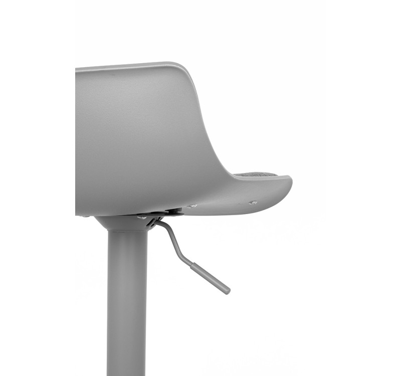 Krzesło barowe SNAP BAR TAP regulowane szare