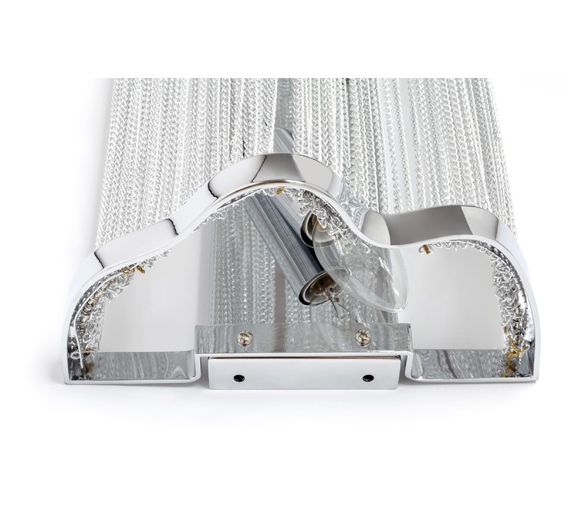 Lampa ścienna ATLANTA WALL 2 - aluminium, stal