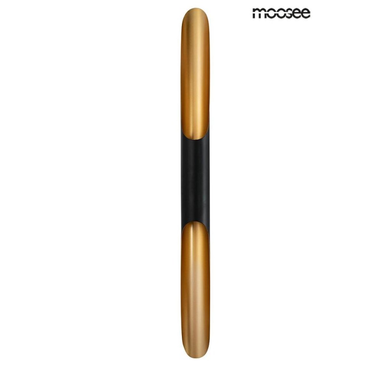 MOOSEE lampa ścienna CONTEO WALL czarna / złota