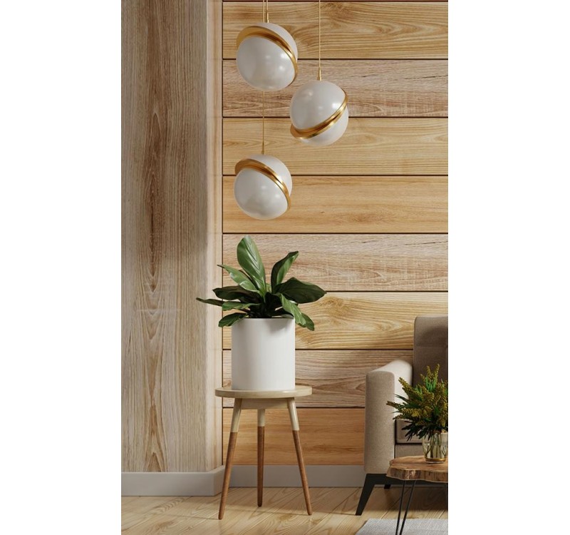 MOOSEE lampa wisząca GLOBE 20 złota