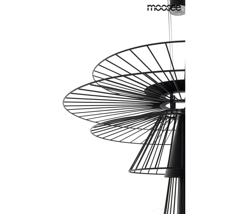 MOOSEE lampa wisząca SESTO czarna