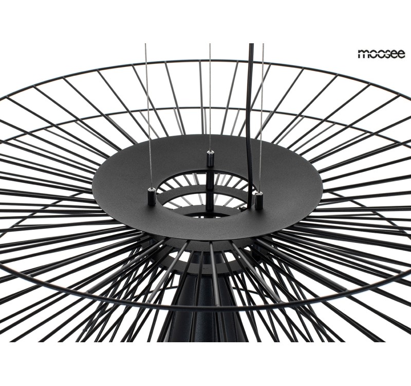 MOOSEE lampa wisząca SESTO czarna