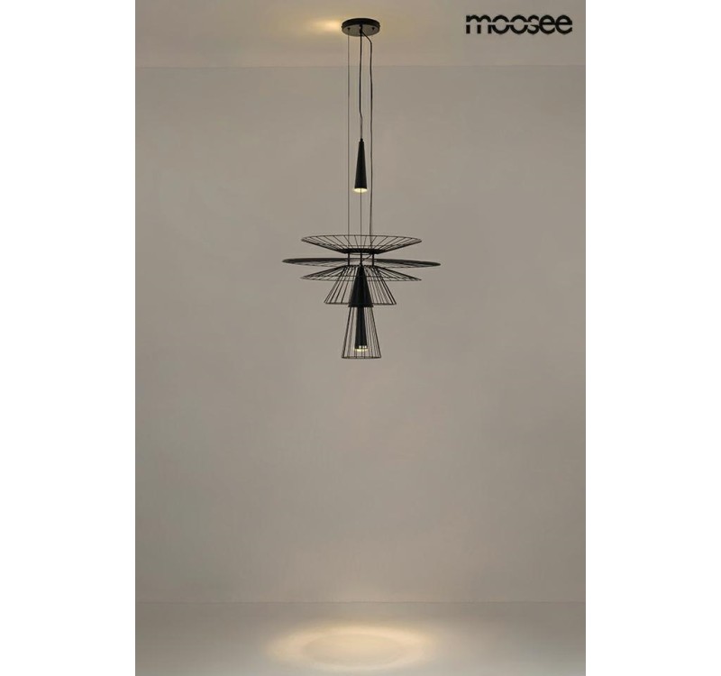 MOOSEE lampa wisząca SESTO czarna