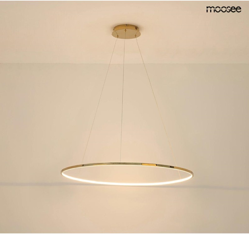MOOSEE lampa wisząca RING SLIM 80 złota