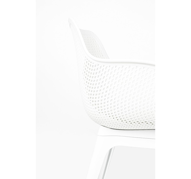 Krzesło LANDI białe - polipropylen