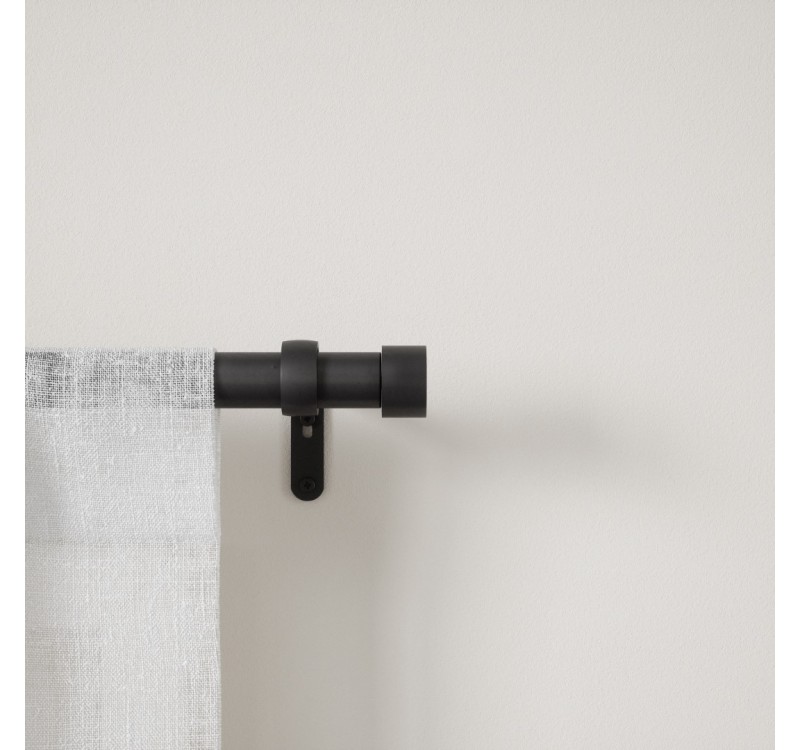 UMBRA pojedynczy karnisz CAPPA  91-168 cm szczotkowana czerń