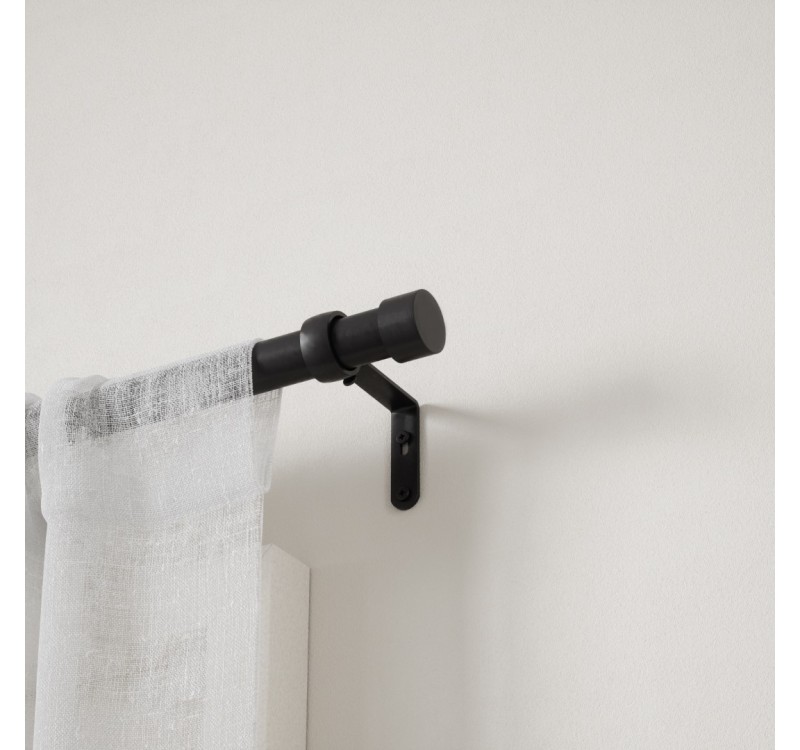 UMBRA pojedynczy karnisz CAPPA  91-168 cm szczotkowana czerń