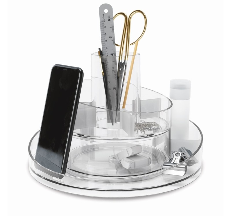 UMBRA organizer do kosmetyków CASCADA przezroczysty