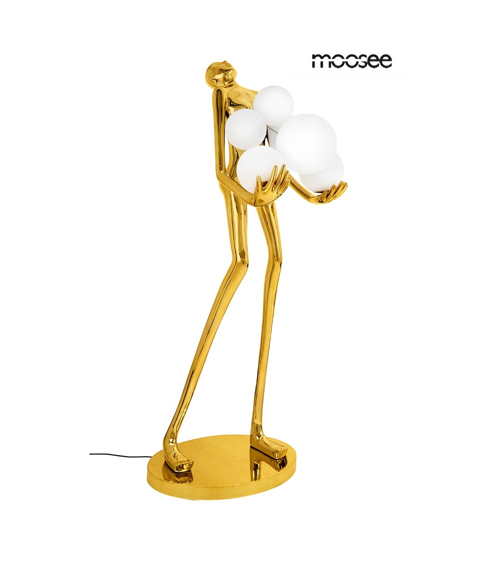 MOOSEE lampa podłogowa HUMAN GOLD         PREMIUM