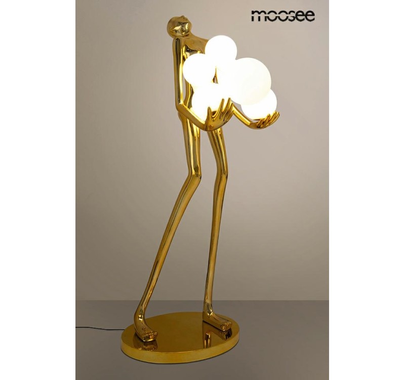 MOOSEE lampa podłogowa HUMAN GOLD         PREMIUM