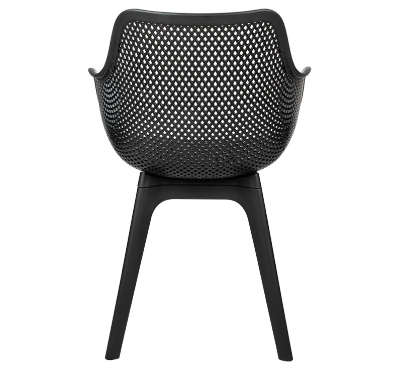 Krzesło LANDI czarne - polipropylen