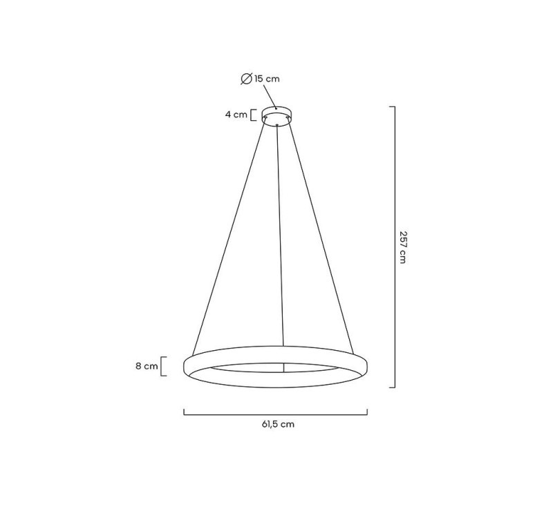 MOOSEE lampa wisząca LIBERTY 60 złota