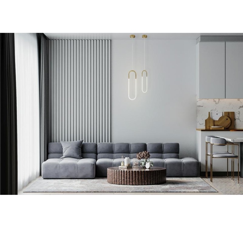 MOOSEE lampa wisząca PUZO L złota