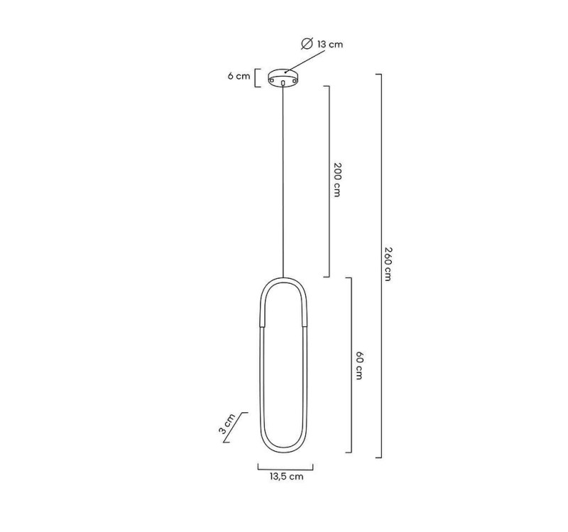 MOOSEE lampa wisząca PUZO S złota