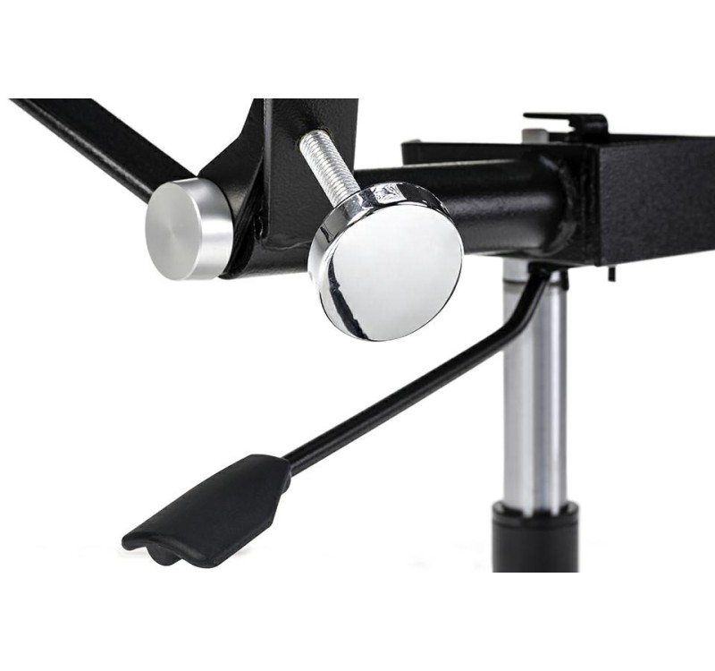 Fotel biurowy AERON PRESTIGE PLUS czarny - skóra naturalna, aluminium