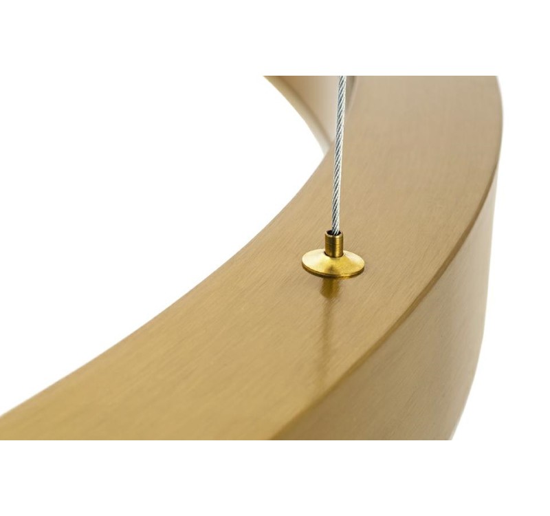 Lampa wisząca RING 100 złota - LED, stal