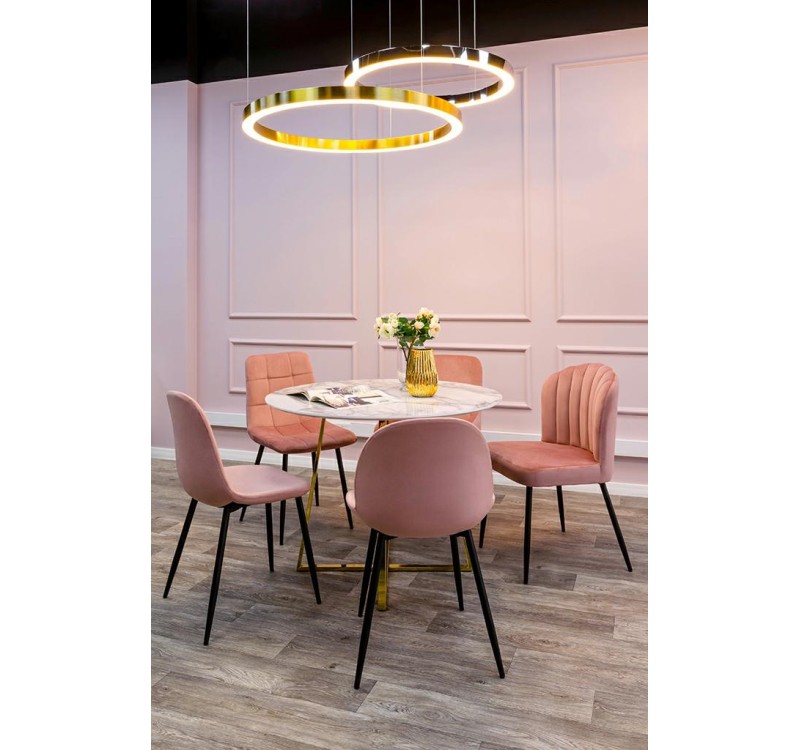 Lampa wisząca RING 100 złota - LED, stal