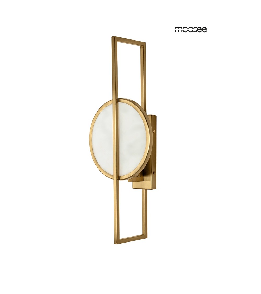 MOOSEE lampa ścienna TROYA złota