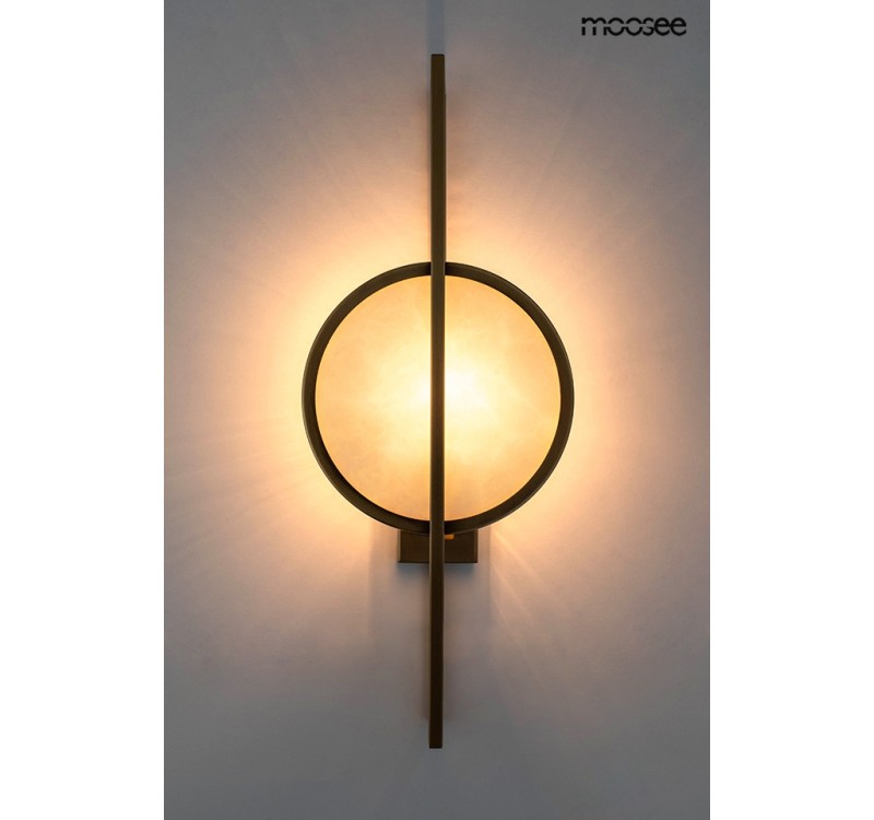 MOOSEE lampa ścienna TROYA złota