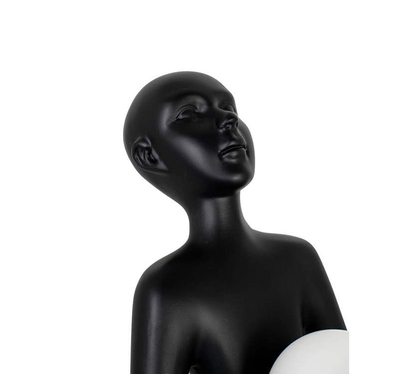 MOOSEE lampa stołowa HUMAN PREMIUM        czarna