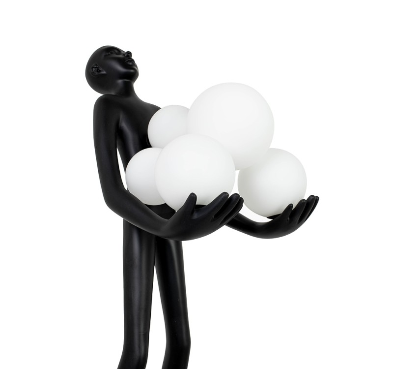 MOOSEE lampa stołowa HUMAN PREMIUM        czarna