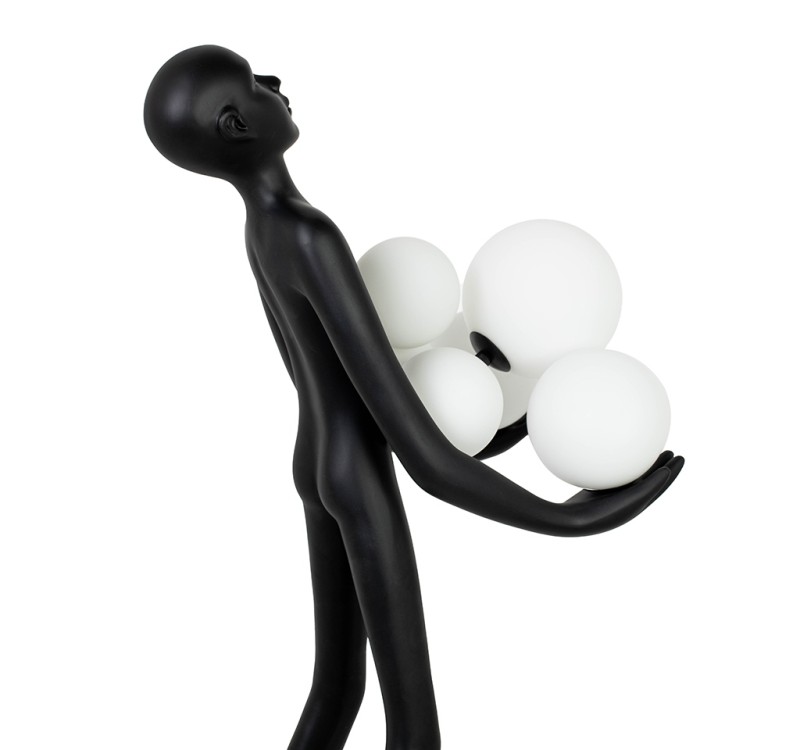 MOOSEE lampa stołowa HUMAN PREMIUM        czarna