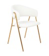 Krzesło VERSO BOUCLE białe