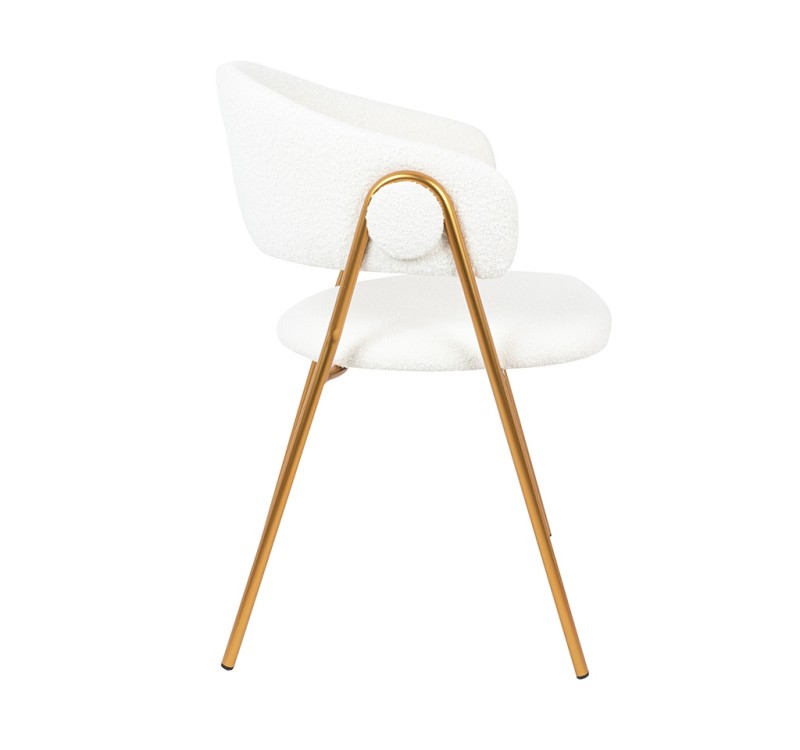 Krzesło VERSO BOUCLE białe