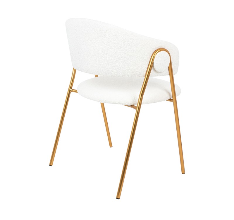 Krzesło VERSO BOUCLE białe