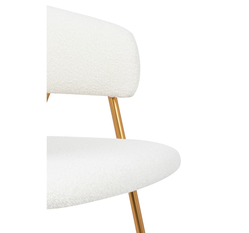 Krzesło VERSO BOUCLE białe