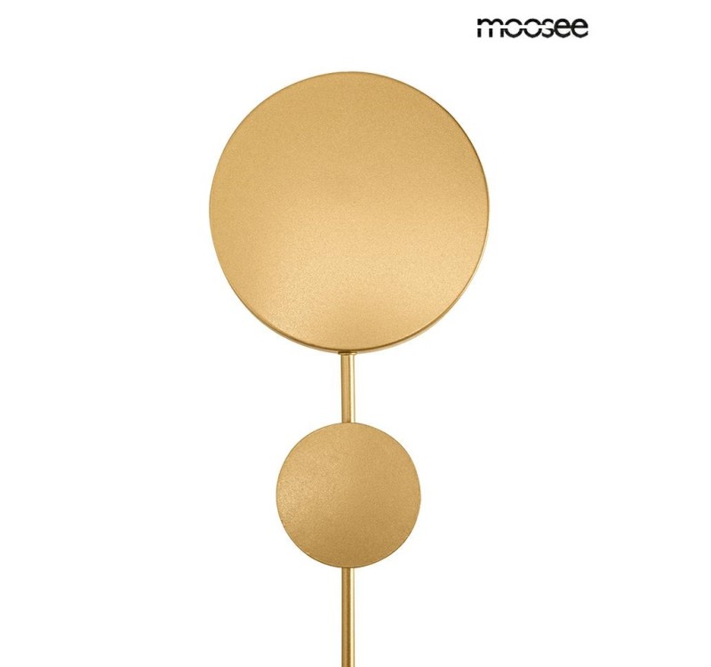 MOOSEE lampa ścienna SHADOW 2 złota