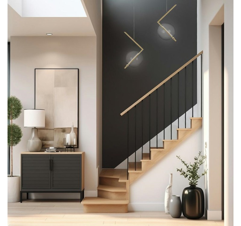 MOOSEE lampa wisząca ECHO złota