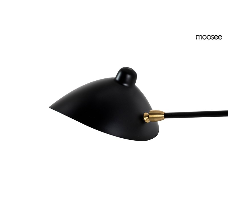 MOOSEE lampa ścienna RAVEN 2 - aluminium, stal węglowa