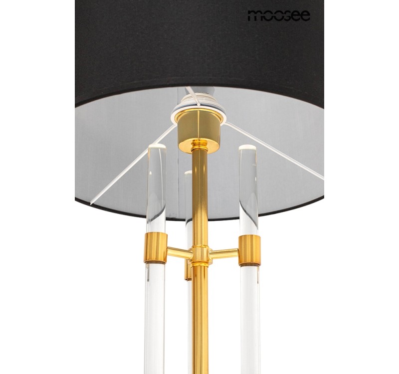 MOOSEE lampa stołowa MOXY złota / czarna