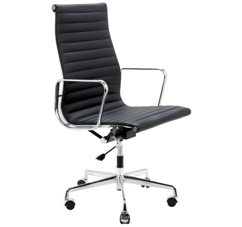 Fotel biurowy AERON PRESTIGE PLUS chrom  - skóra naturalna, aluminium