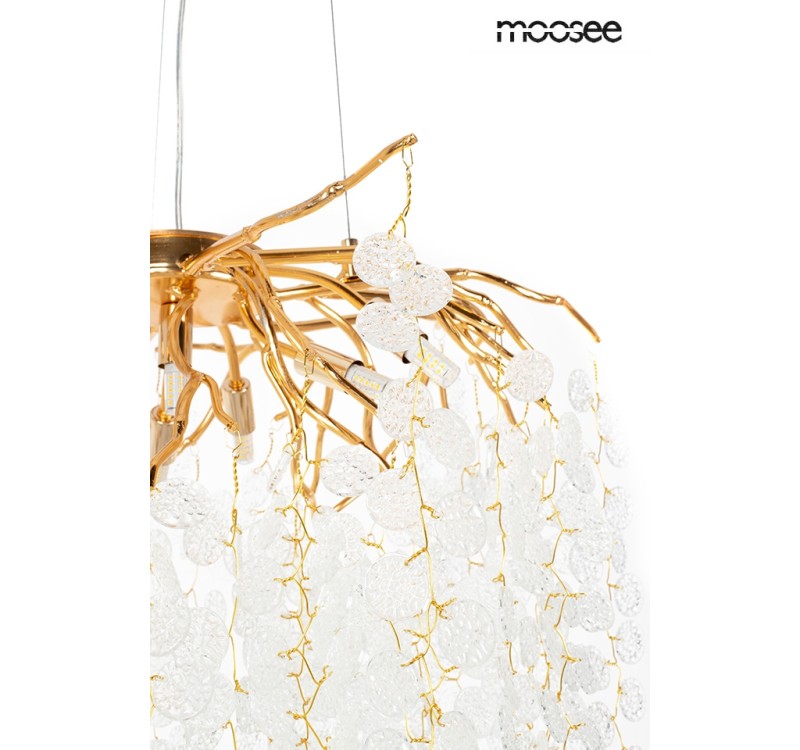 MOOSEE lampa wisząca RIVIERA 60 złota /   clear