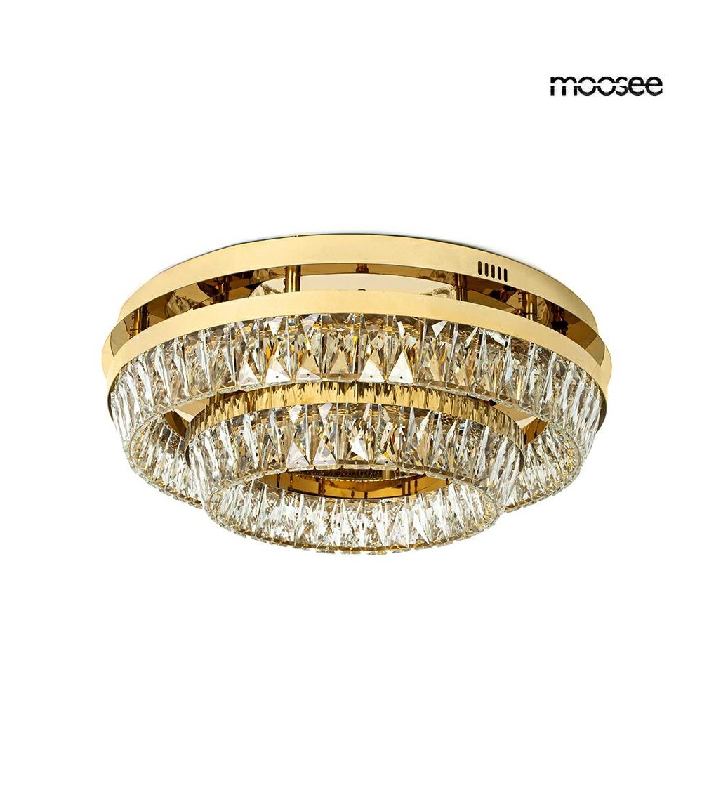 MOOSEE lampa sufitowa / plafon SAVOY 2    złota