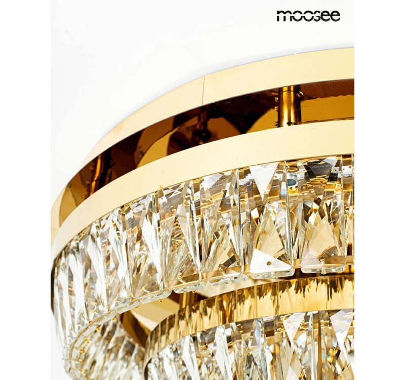 MOOSEE lampa sufitowa / plafon SAVOY 2    złota