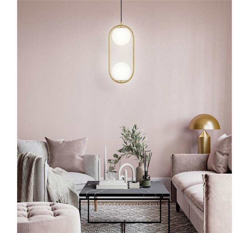 MOOSEE lampa wisząca AURELIA TWIN złota