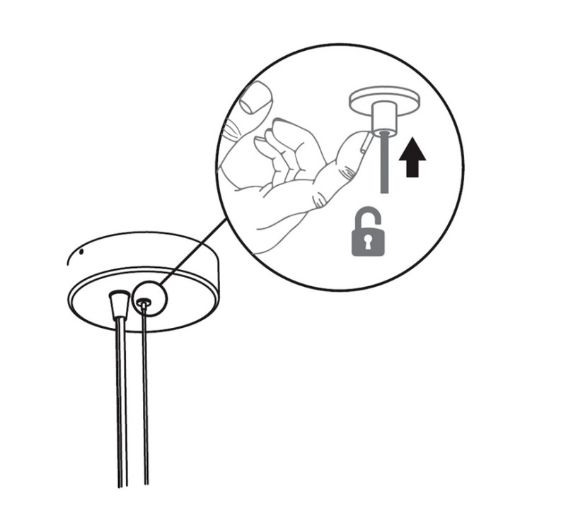 NEW GARDEN lampa wisząca PIANETA 45 BATTERY HANG