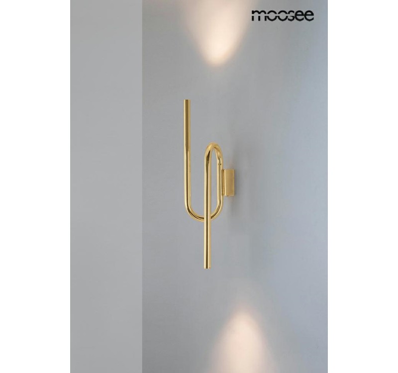 MOOSEE lampa ścienna MACAROON złota