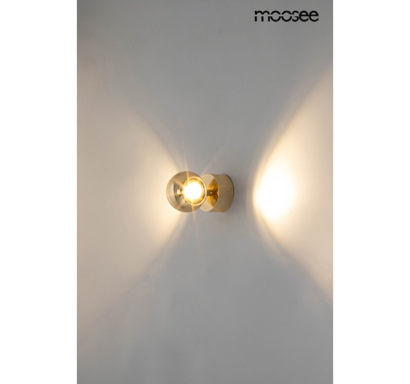 MOOSEE lampa ścienna EOS złoty